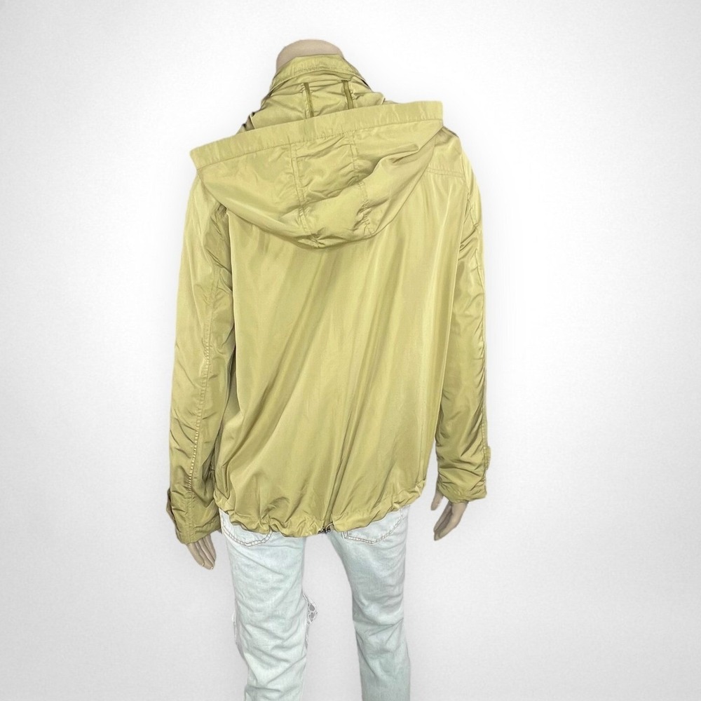 LOVE TREE Olive Green Lightweight Jacket LARGE with Hoodie‎ Transitional Fall - Picture 4 of 9